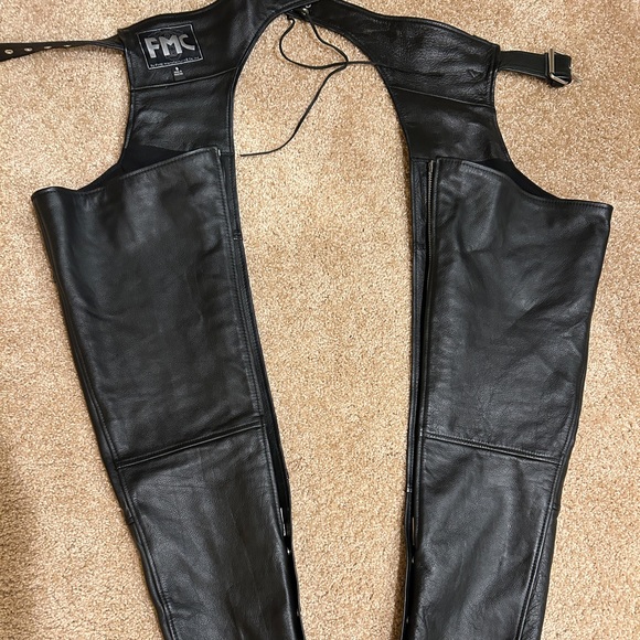FMC (First Manufacturing Co.) Leather Chaps - Picture 1 of 11